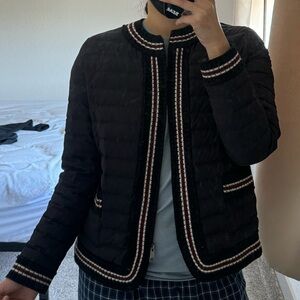 Stylish Black Quilted Women's Puffer Winter Jacket